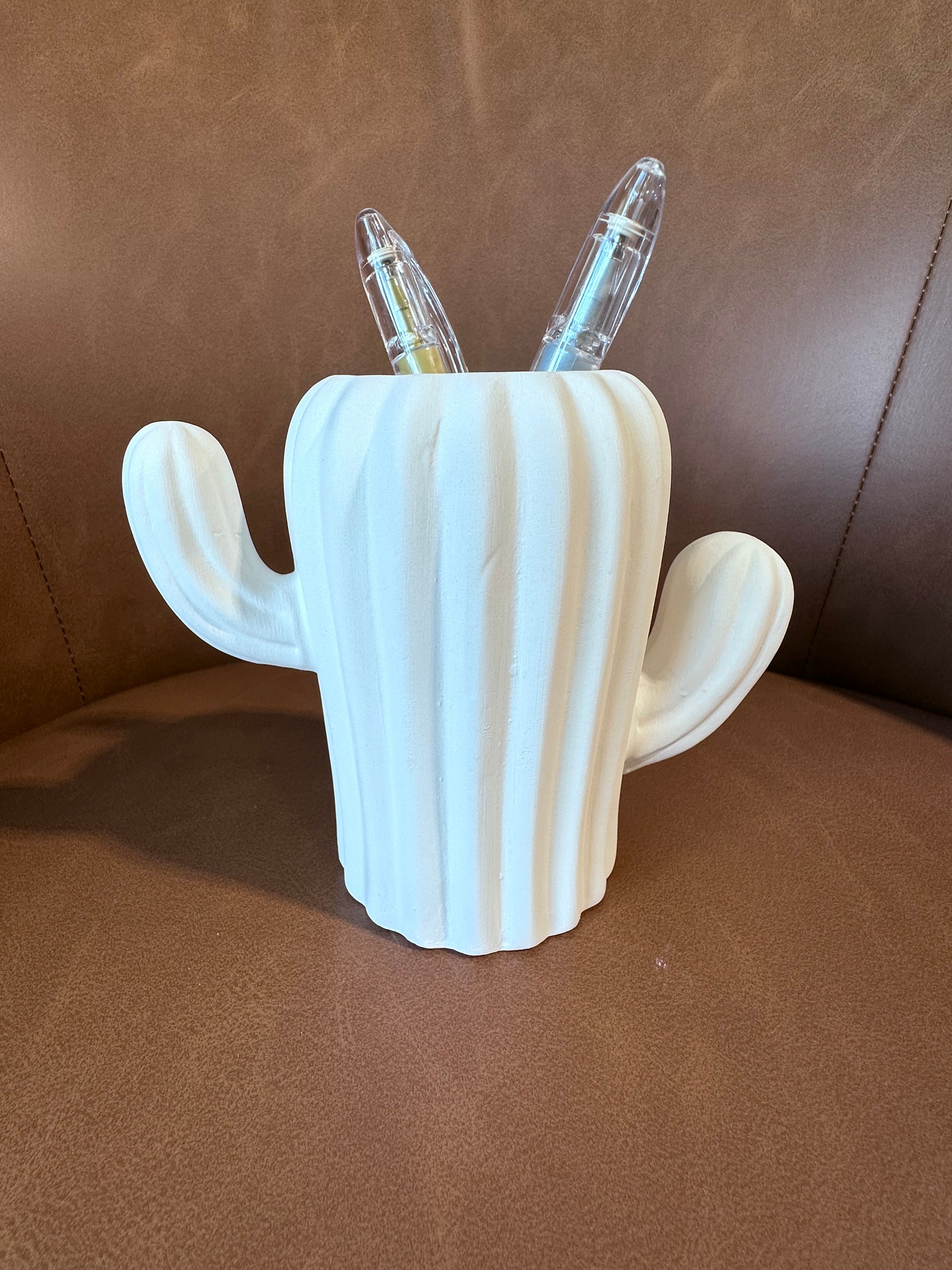 cactus pencil cup Ceramic Pencil Holder