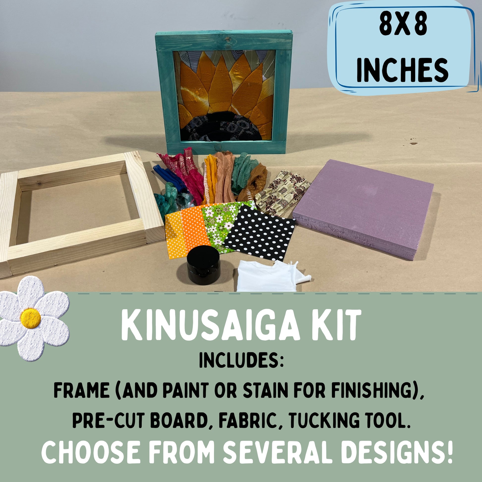 Kinusaiga kit - everything you need to try kinusaiga at home. 