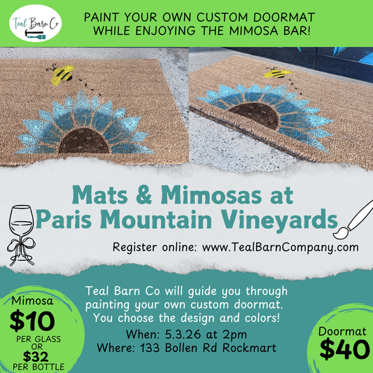 Mats & Mimosas at Paris Mountain Vineyards