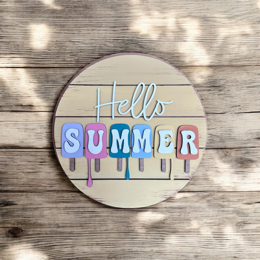 Hello Summer Door Hanger