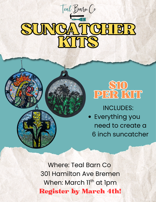 Villa Rica Seniors - March 11th at 1pm - Suncatchers