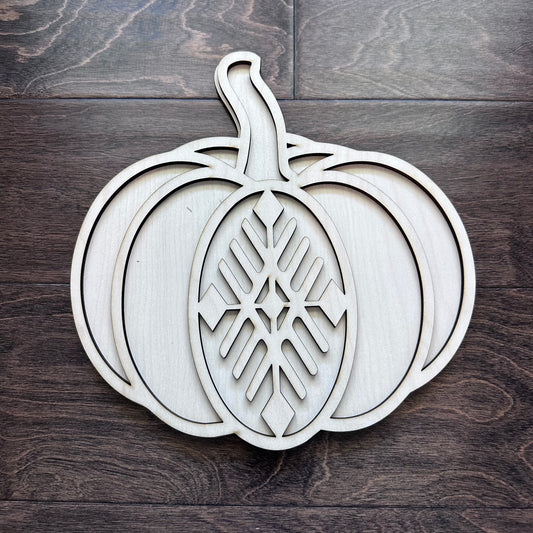 boho bohemian style pumpkin decor unfinished blank DIY