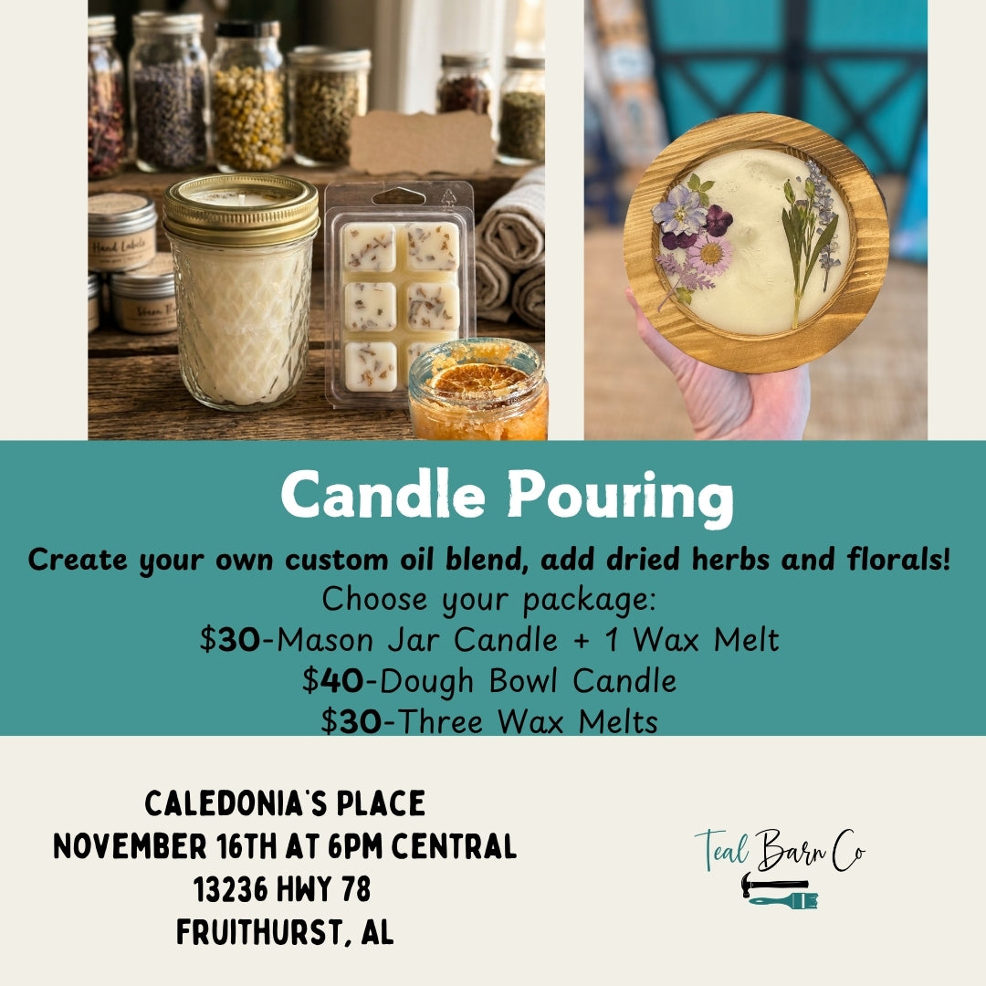 Candle Pouring at Caledonia's Place
