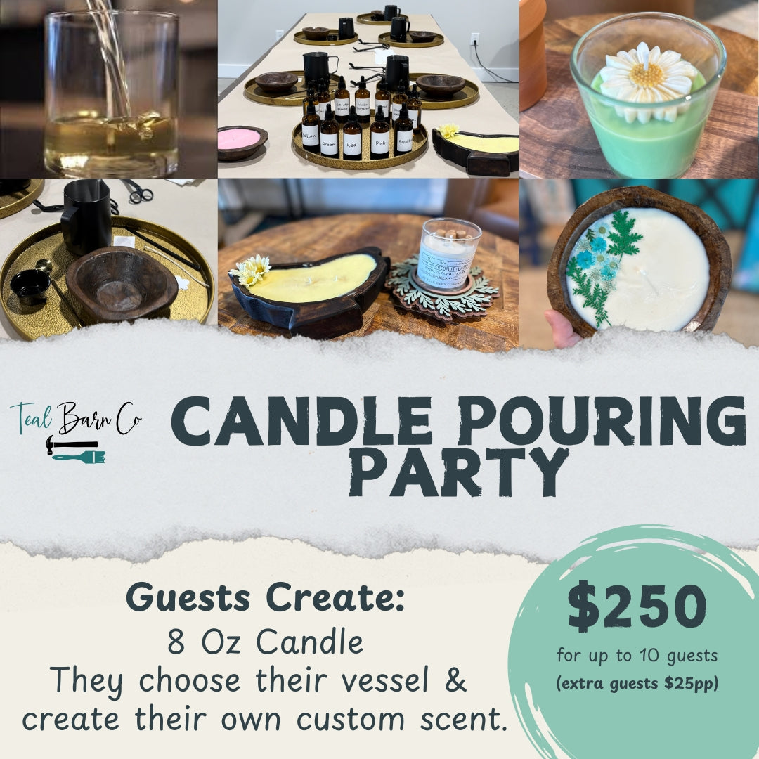 Candle Pouring Party