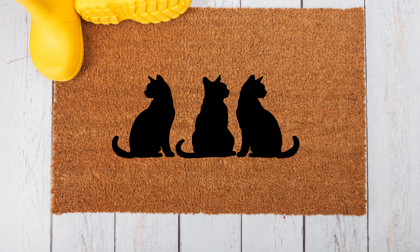 Door Mat - Cat Silhouettes