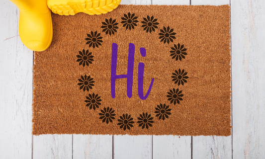 Doormat - Daisy Wreath