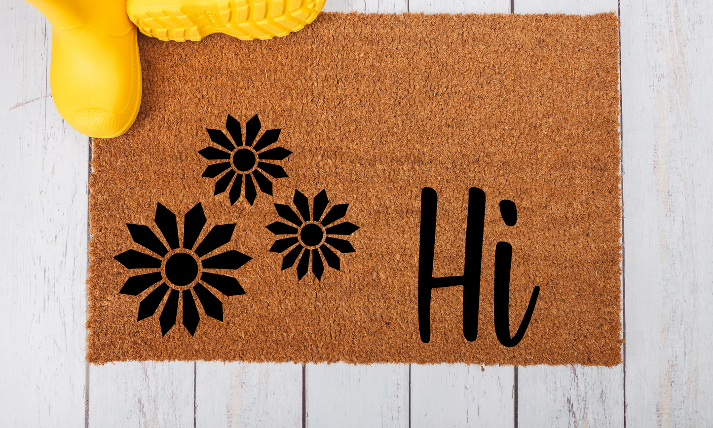 Doormat - Daisy Welcome Mat