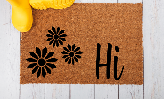 Doormat - Daisy Welcome Mat