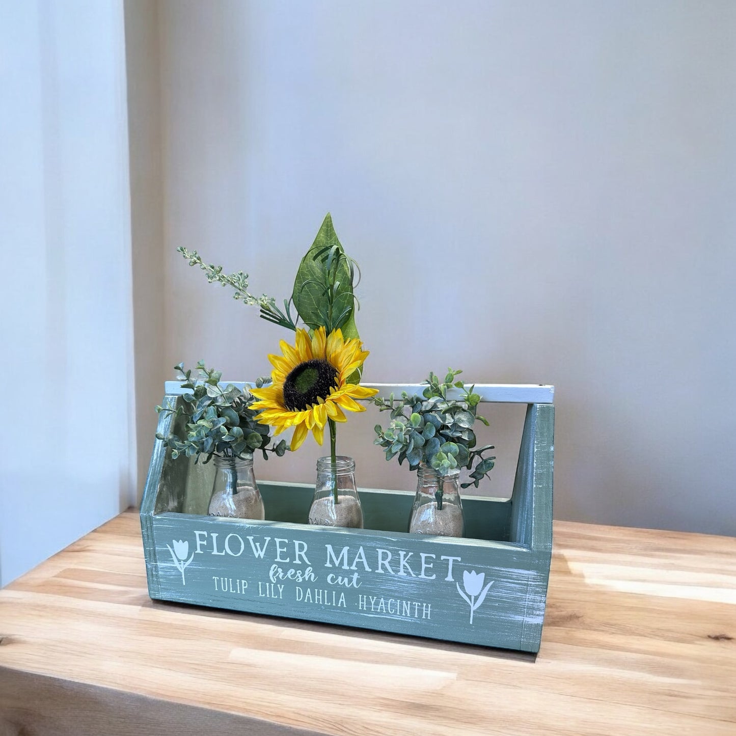 Garden Tote Centerpiece