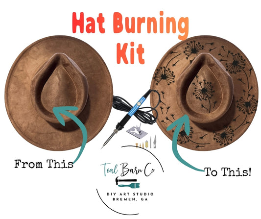DIY Hat Burning Kit - Everything you need to burn a custom design into a hat!