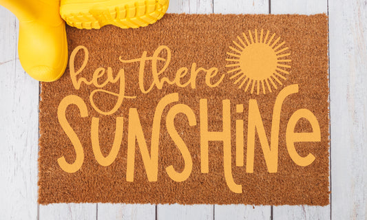 Door Mat - Hey There Sunshine