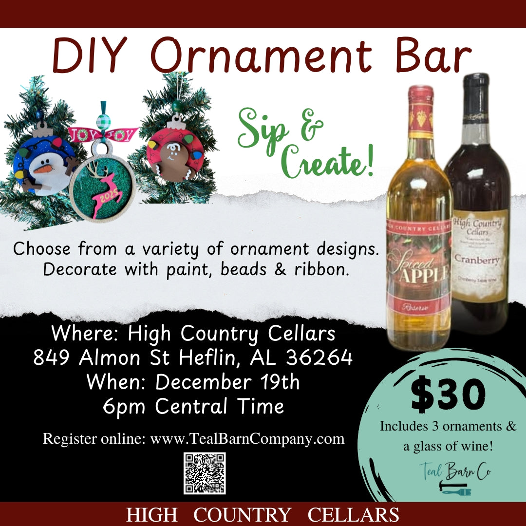 High Country Cellars - December Sip & Create