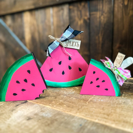 Chunky Watermelon Decor
