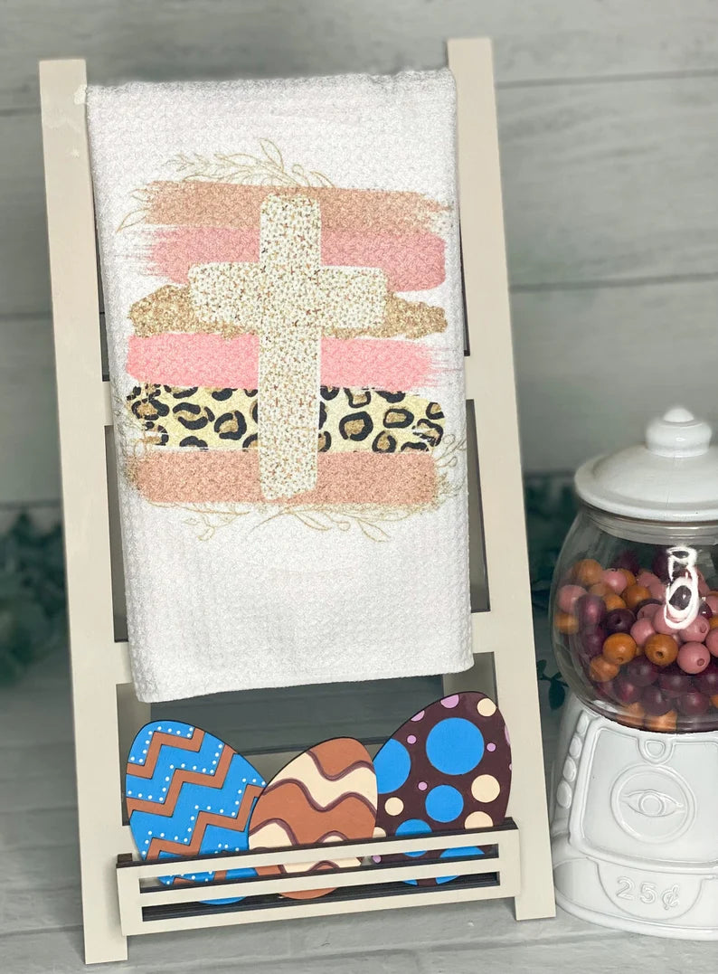 Tea Towel Display Insert - Easter Eggs