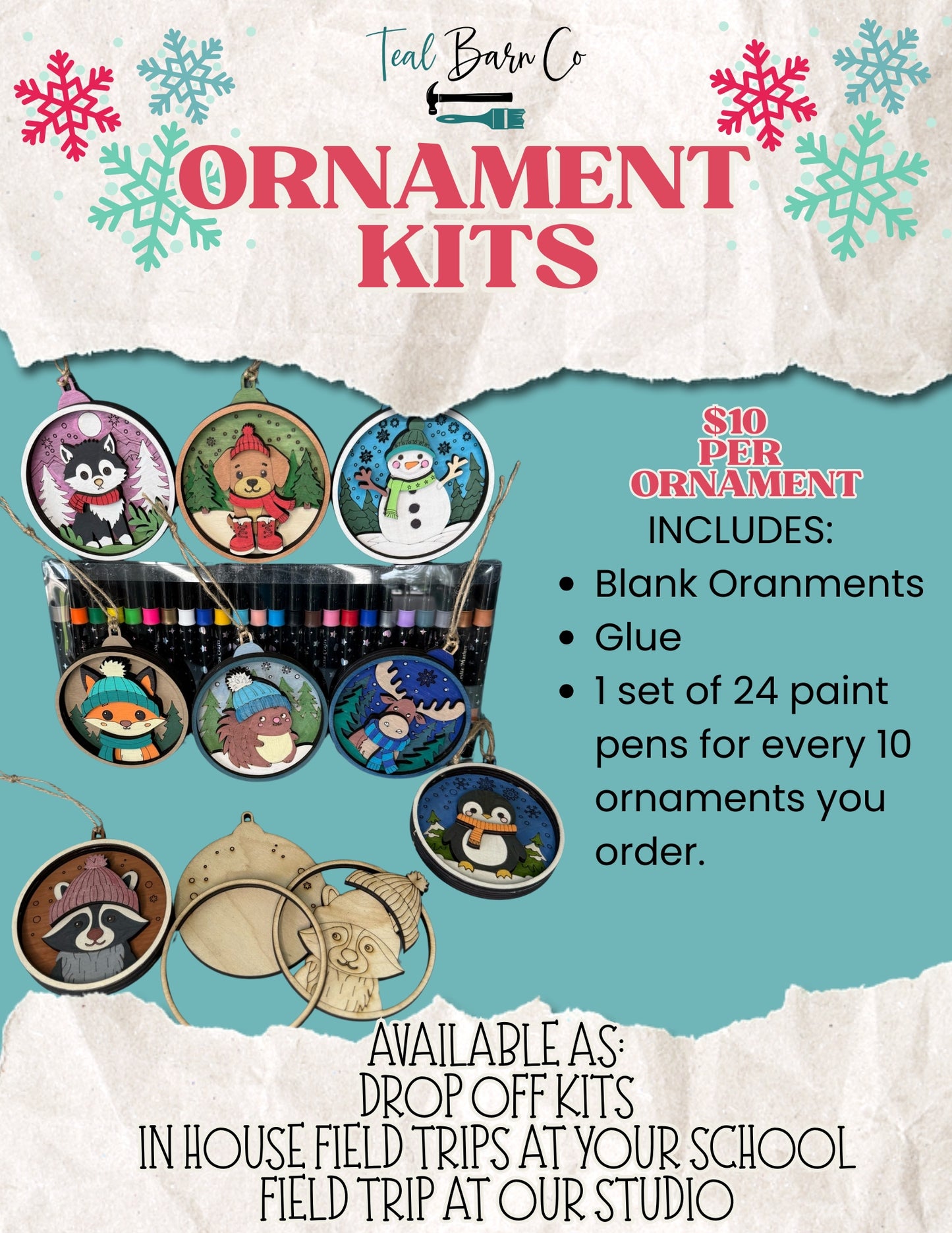 Field Trip Kit - Winter Ornaments