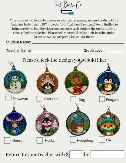 Field Trip Kit - Winter Ornaments