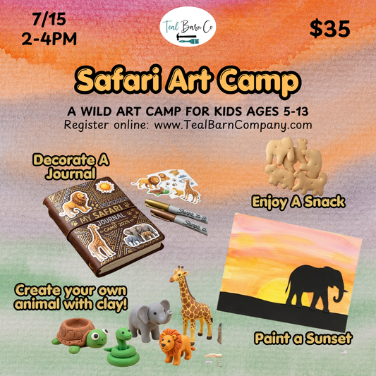 Wild Safari Art Camp
