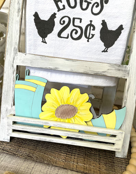 Tea Towel Display Insert - April Showers Insert