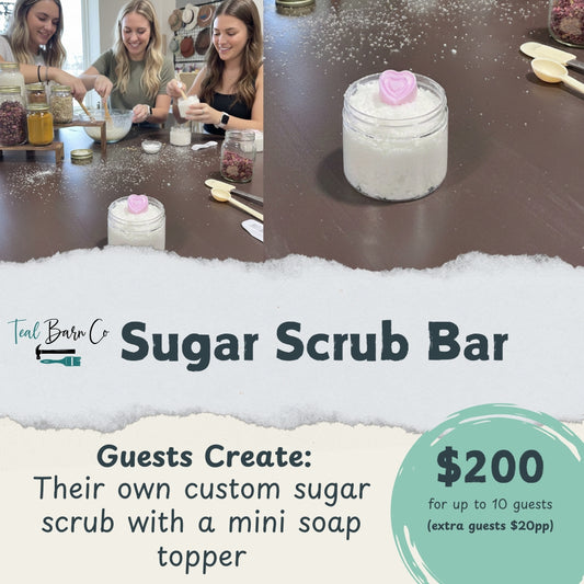 Create Your Own Sugar Scrub Party