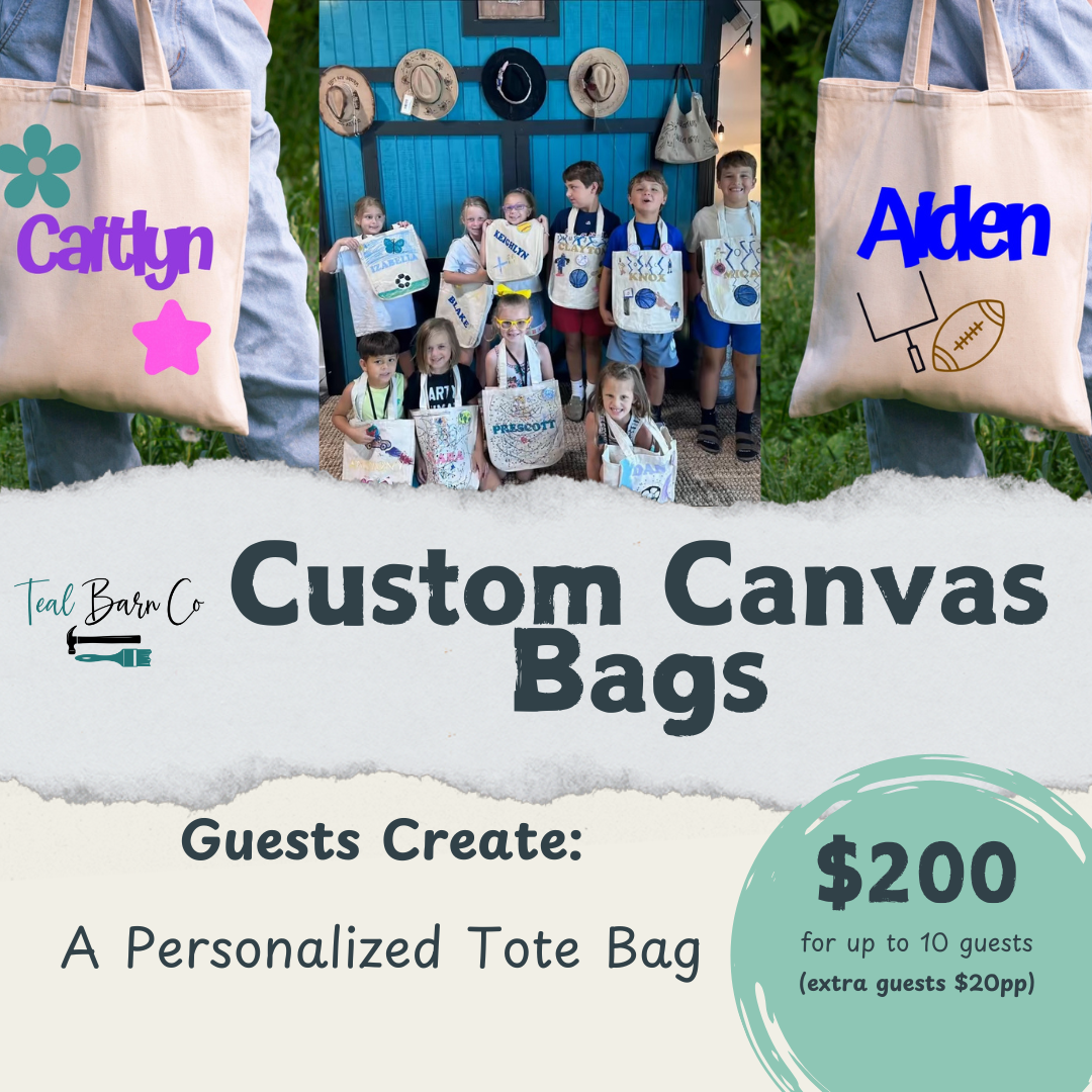 Custom Canvas Bag Party