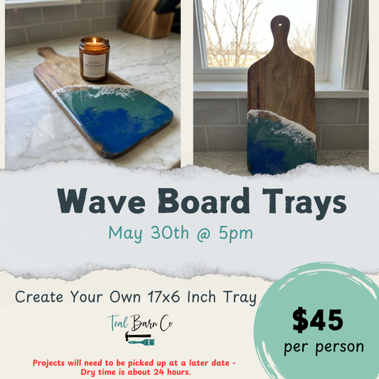 Wave Board - Create with Resin