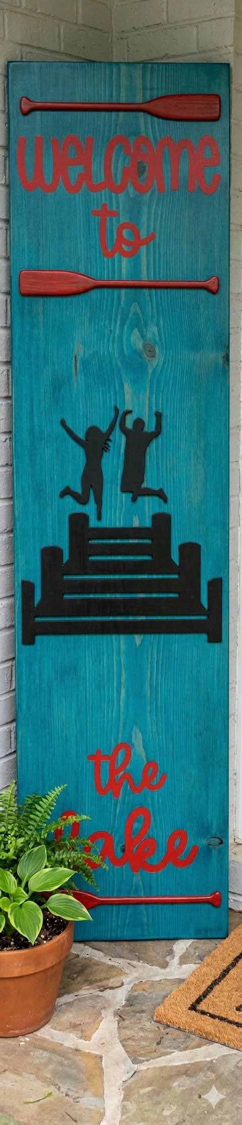 Porch Leaner - Welcome to the Lake